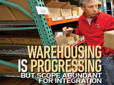 Warehousingis progressing but scope abundant for integration